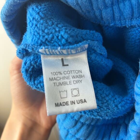 The Local Love Club Lovers Uniform Sweatpants  Deep Blue Size Large Gently Used - Picture 10 of 10